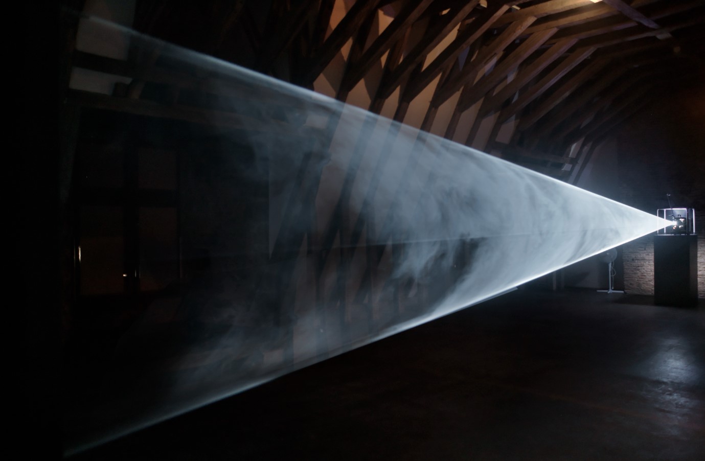 Anthony McCall, study for Line Describing a Cone (1973). Courtesy of the artist, Sean Kelly New York, and Sprüth Magers.