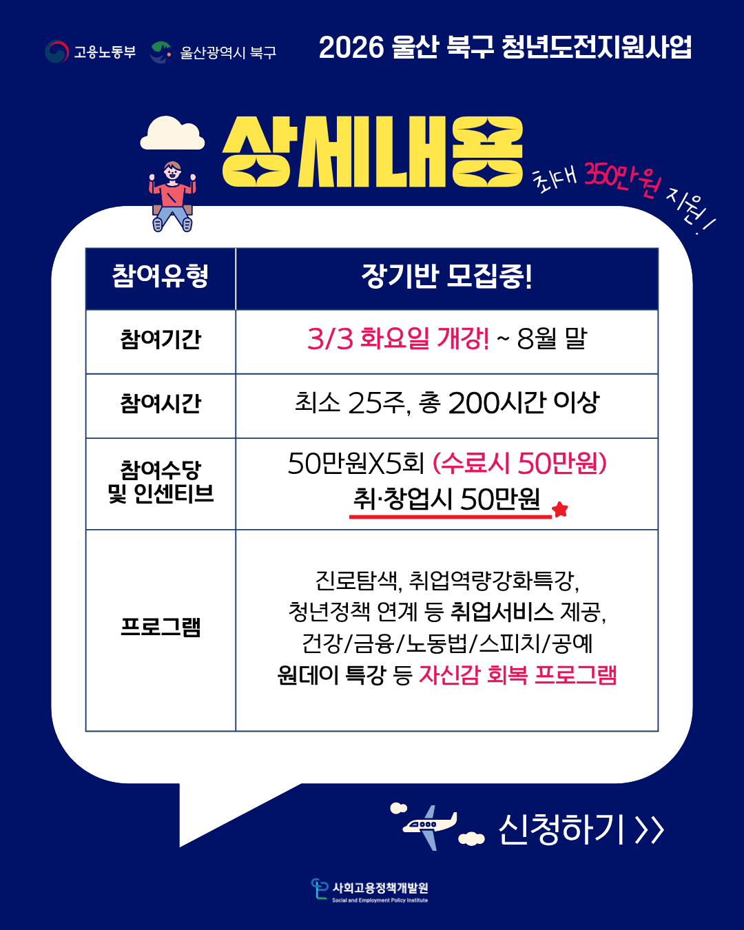 2026 울산 북구 청년도전지원사업 장기반 참가자 모집 이미지